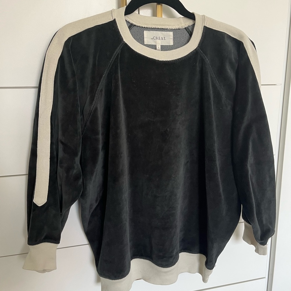 The Great velvet sweatshirt